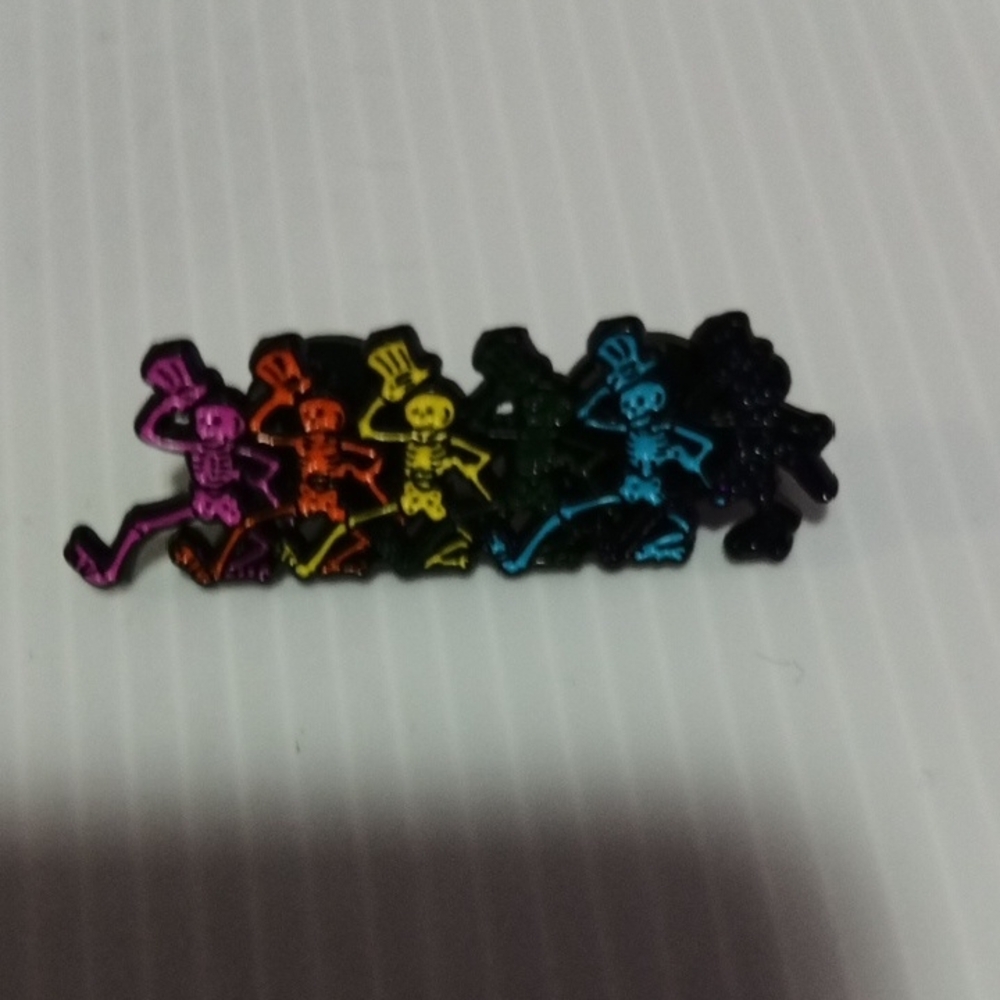 Colorful Skeleton Enamel Pin